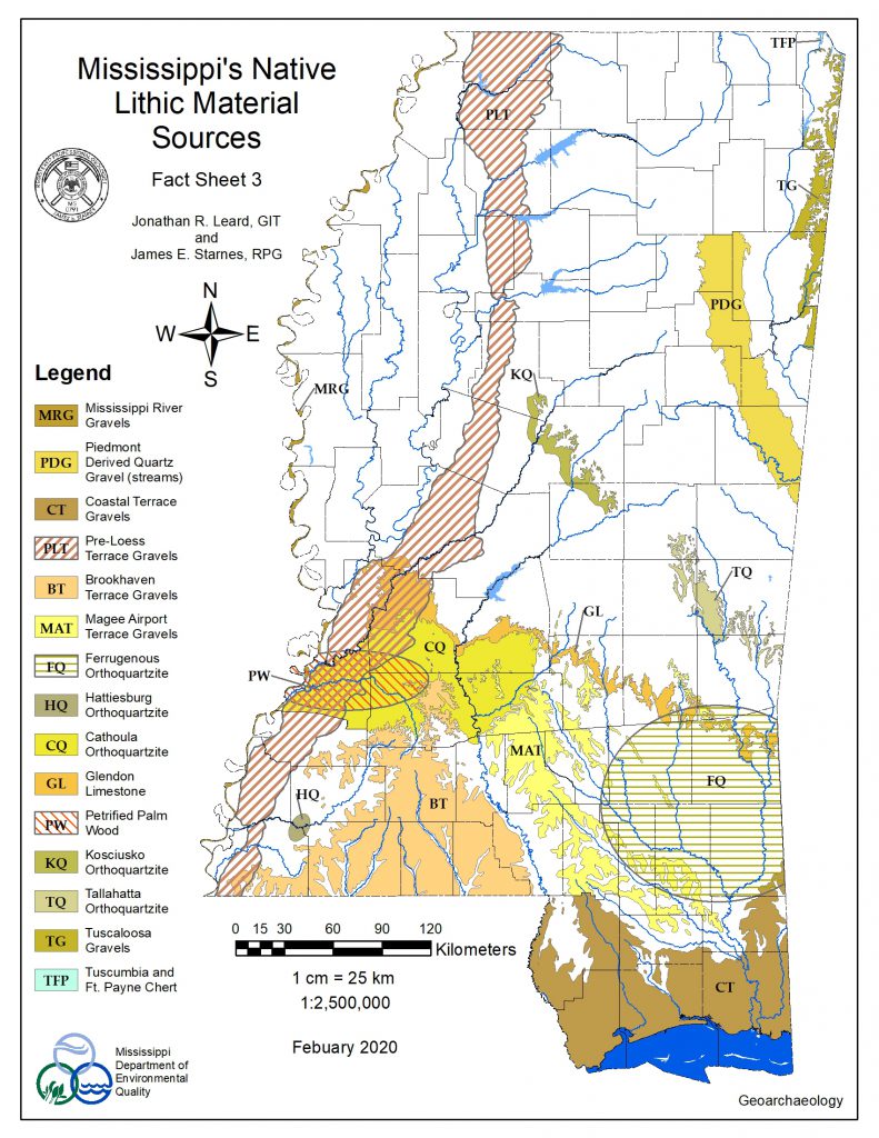 Mississippi’s Native Lithic Material Sources – MDEQ